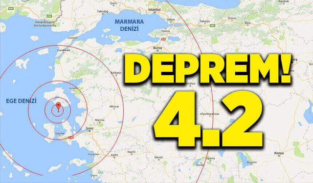 Ege Denizi depremle sarsıldı!