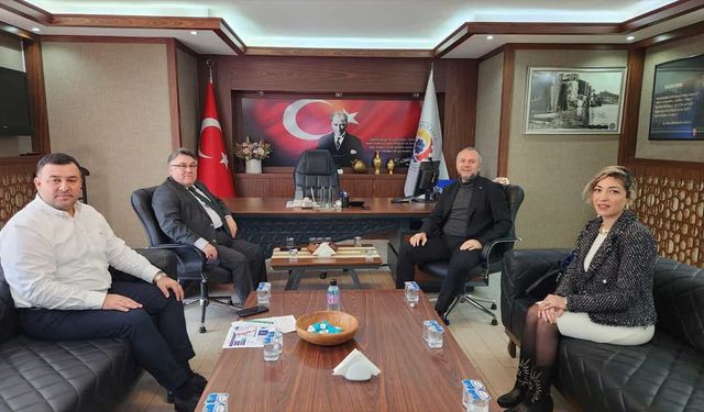 Ereğli'de işbirliği köprüsü: ZBEÜ Rektörü, Ticaret ve Sanayi Odası Başkanını Ziyaret Etti