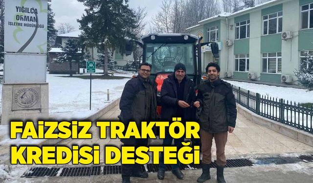 Düzce'de hibe destekli faizsiz traktör kredisi desteği