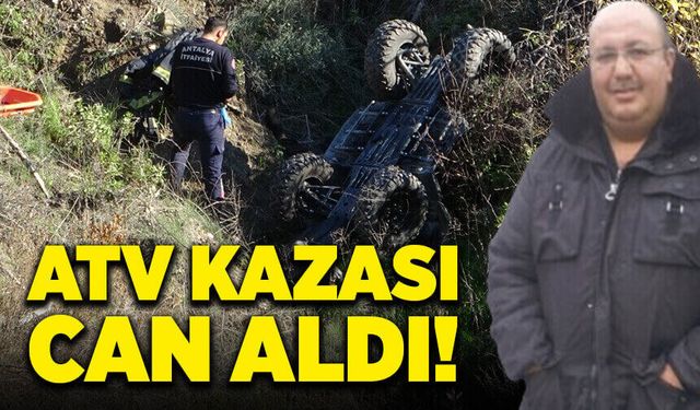 ATV kazası can aldı! 1 ölü, 1 yaralı!