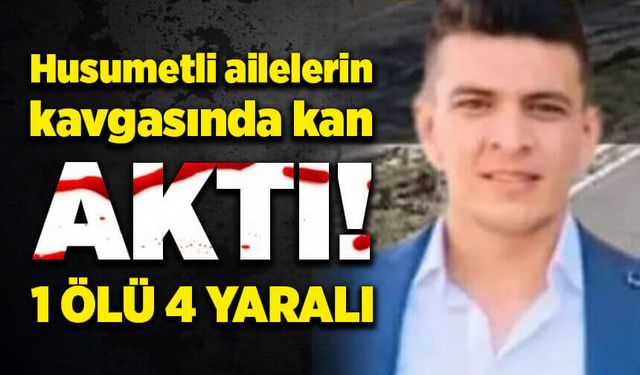 Husumetli ailelerin kavgasında kan aktı!