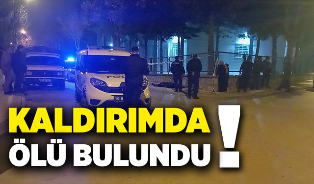 Kaldırımda ölü bulundu!