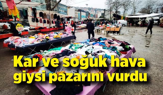 Kar ve soğuk hava giysi pazarını vurdu