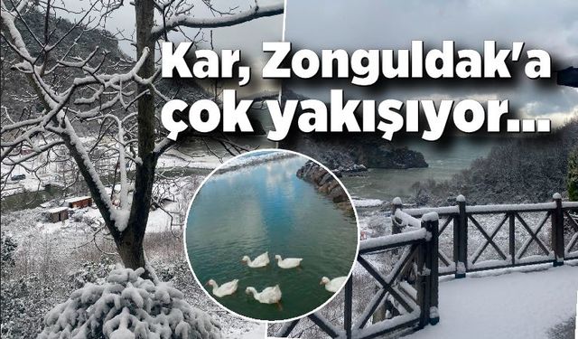 Kar, Zonguldak’a çok yakışıyor