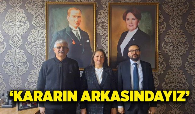 “Kararın arkasındayız”