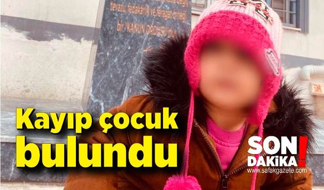 Kaybolan çocuk ailesine teslim edildi