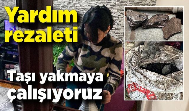 Zonguldak'ta yardım rezaleti!