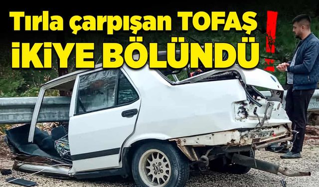 Tırla çarpışan TOFAŞ ikiye bölündü!