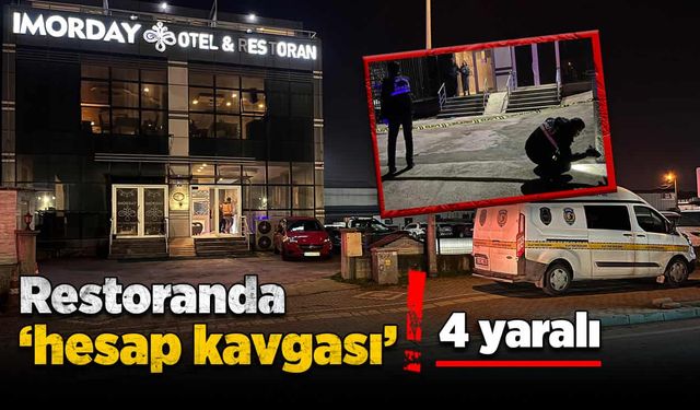 Restoranda 'hesap anlaşmazlığında' silahlar çekildi!