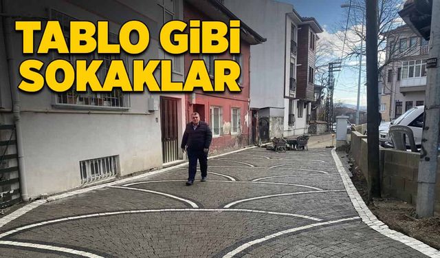 Tablo gibi sokaklar