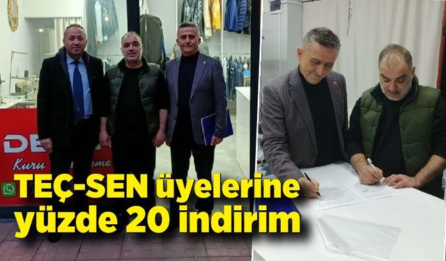 TEÇ-SEN üyelerine yüzde 20 indirim protokolü imzaladı