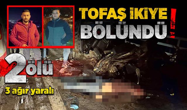 Tofaş ikiye bölündü! 2 ölü, 3 ağır yaralı!