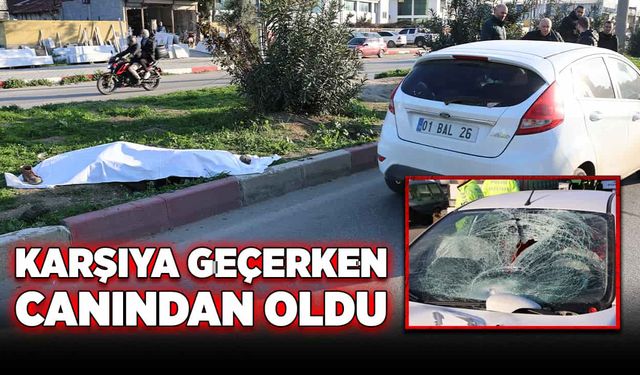 Yaşlı adam yolun karşısına geçemedi!