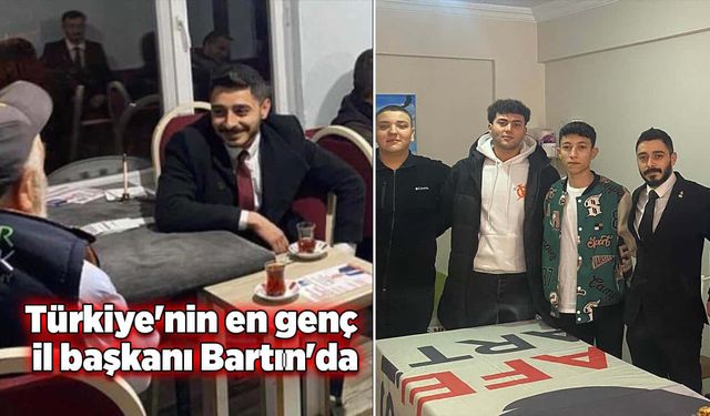 Türkiye'nin en genç il başkanı Bartın'da