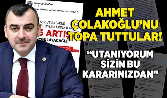 Ahmet Çolakoğlu’nu topa tuttular! “Utanıyorum sizin bu kararınızdan”