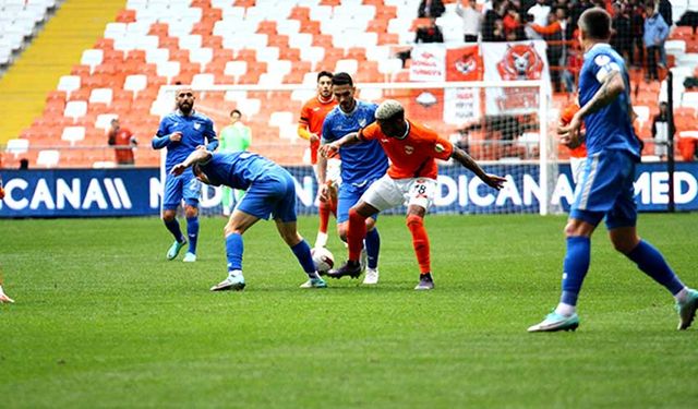 Trendyol 1. Lig: Adanaspor: 1 - Boluspor: 1 (Maç sonucu)