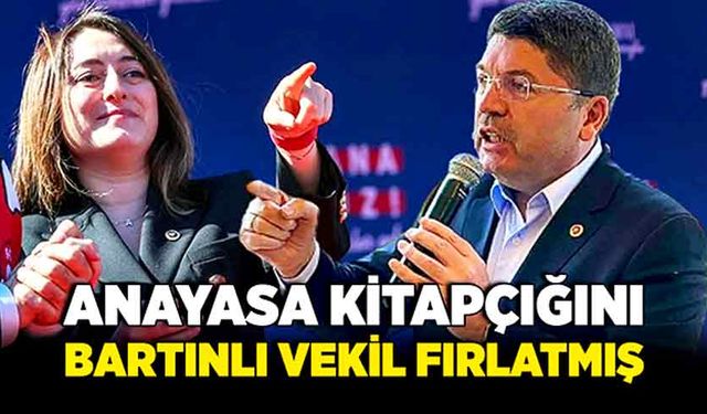 Anayasa Kitapçığını Bartınlı vekil fırlatmış