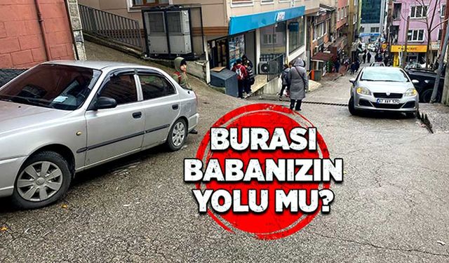 Burası babanızın yolu mu?