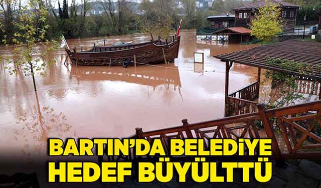 Bartın’da belediye hedef büyülttü