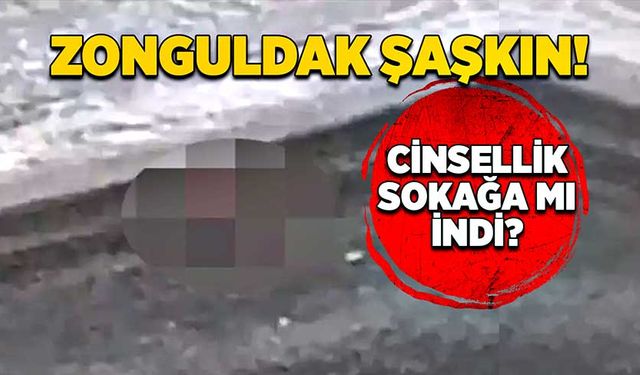 Zonguldak şaşkın! Cinsellik sokağa mı indi?