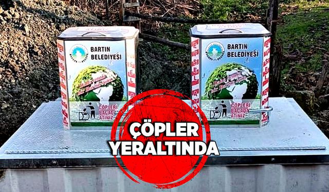 Çöpler yeraltında