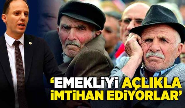 Deniz Yavuzyılmaz: “Emekliyi açlıkla imtihan ediyor,  aklıyla dalga geçiyorlar”