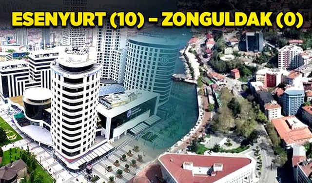 Esenyurt (10) – Zonguldak (0)