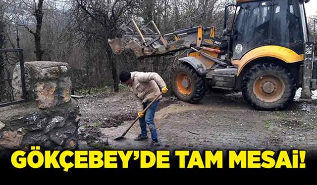 Gökçebey’de tam mesai sürüyor!