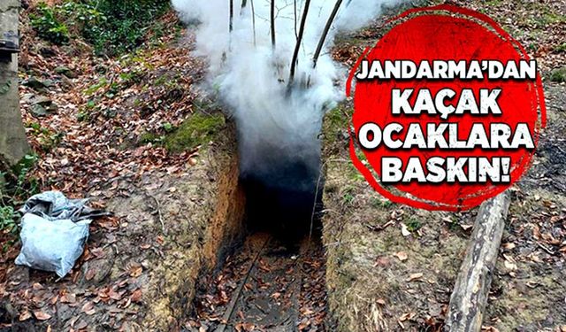 Jandarma’dan kaçak ocaklara baskın!