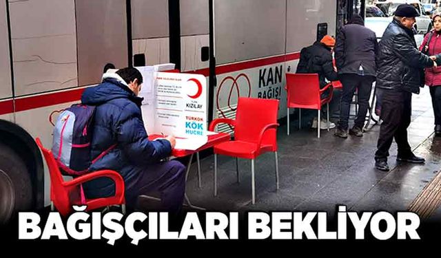 Bağışçıları bekliyor