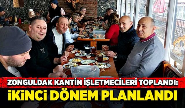 Zonguldak kantin işletmecileri toplandı: İkinci dönem planlandı