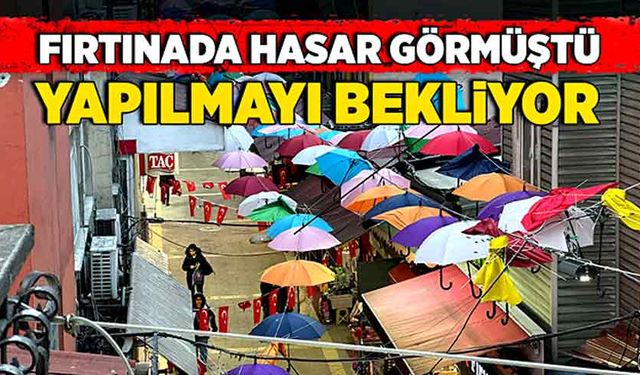 Fırtınada hasar görmüştü yapılmayı bekliyor