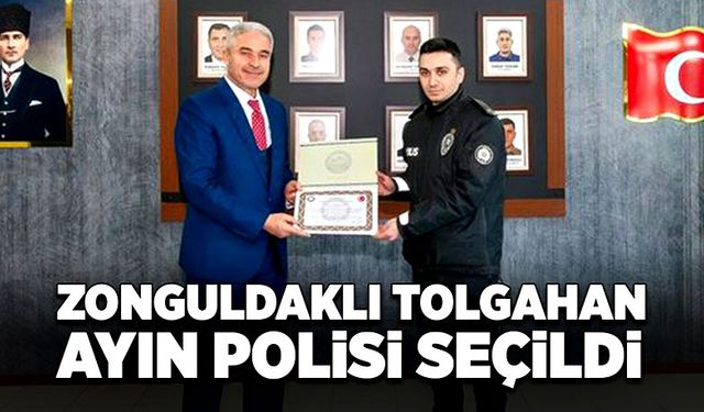 Zonguldaklı Tolgahan ayın polisi seçildi