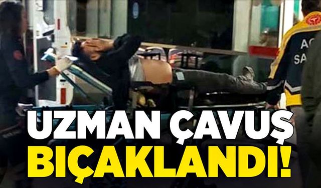 Çaycuma'da uzman çavuş bıçaklandı!