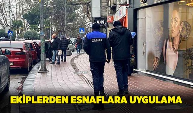 Ekiplerden esnaflara uygulama