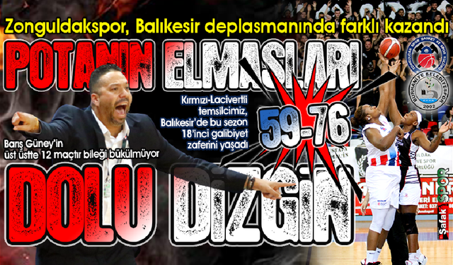 Zonguldakspor bildiğiniz gibi... Kim tutar sizi: 59-76