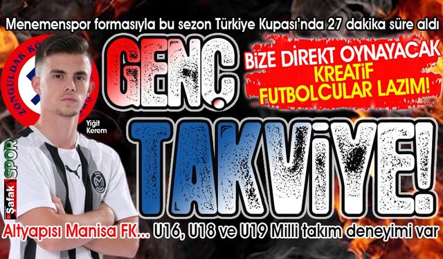 Düşme potasındaki Zonguldak Kömürspor’un ilk transferi genç oyuncu oldu! Menemenspor'dan geldi