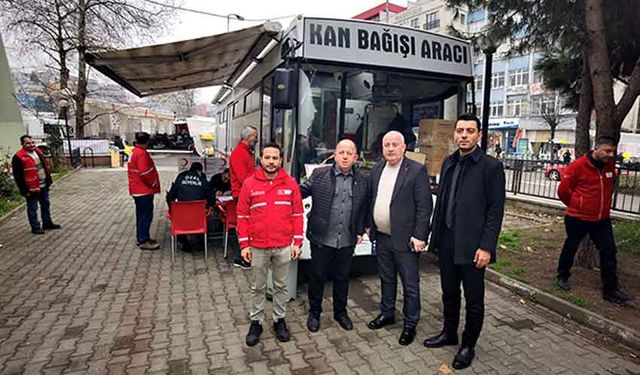 Muhtarlardan Sevgililer Gününde kan bağış kampanyası