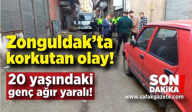 Zonguldak’ta korkutan olay! 1 ağır yaralı