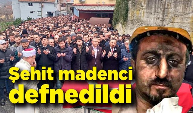 TTK'da iş kazasında ölen madenci son yolculuğuna uğurlandı