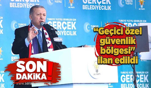 Cumhurbaşkanı Erdoğan’ın Zonguldak açıklamalarının ardından o bölgeye girişler yasaklandı