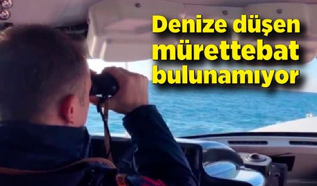 Denize düşen mürettebat bulanamıyor