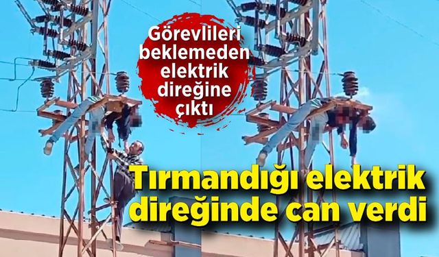 Elektrik arızasını onarmaya çalışan genç feci şekilde can verdi