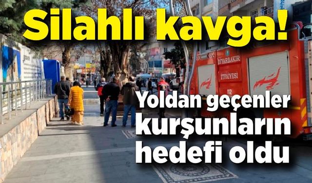 Silahlı çatışmada kurşunların hedefi yoldaki vatandaşlar oldu