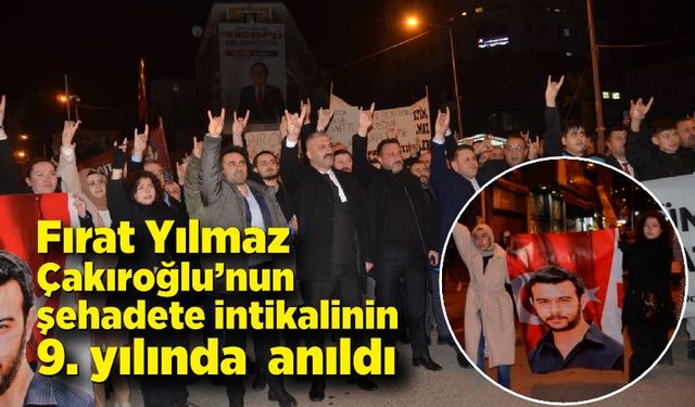 Zonguldak Ülkü Ocakları, Fırat Yılmaz Çakıroğlu'nu andı