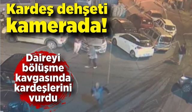 Daireyi bölüşme kavgasında kardeşlerini vurdu