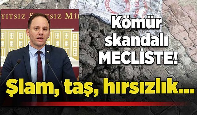 Kömür skandalı mecliste: Şlam, taş, hırsızlık…