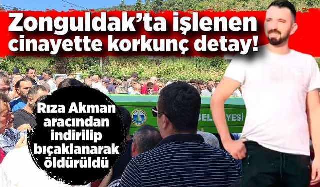 Zonguldak'ta işlenen cinayette korkunç detay!