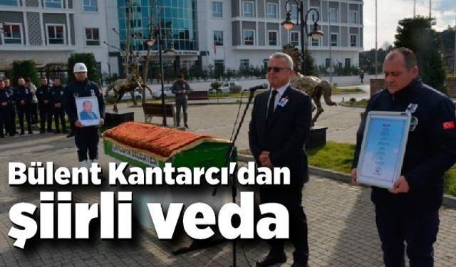 Başkan Bülent Kantarcı'dan şiirli veda