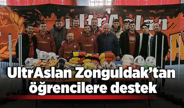 UltrAslan Zonguldak’tan örnek hareket: Öğrencilere malzeme desteği